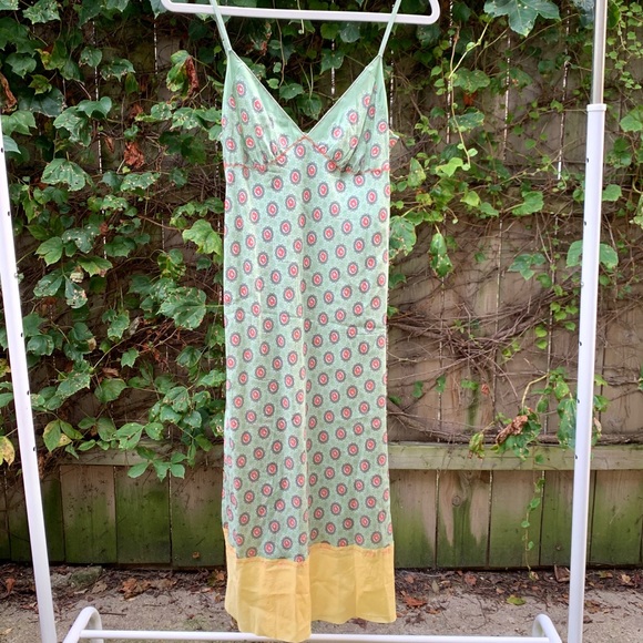 Vintage Green Slip Dress - Picture 1 of 4